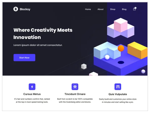 Install a Theme Blocksy WordPress Theme